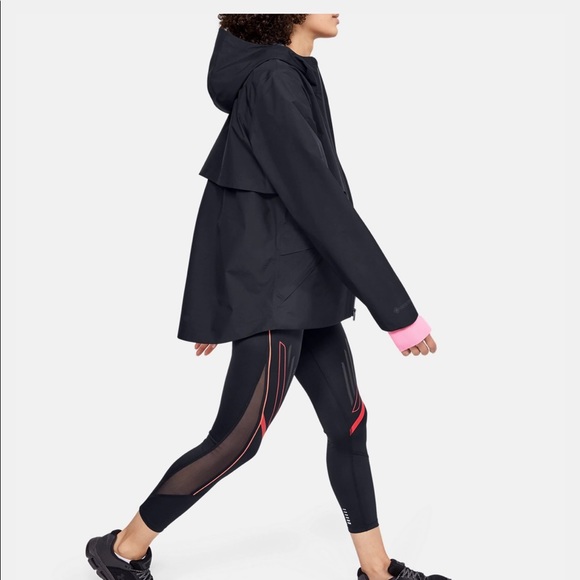 Under Armour Storm Proof Jacket GORE-TEX Black Women's Small New‎ Sample - Picture 1 of 14
